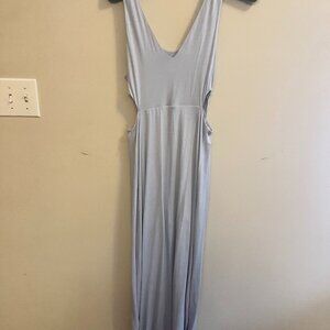 Lush Light Blue Summer Maxi Dress – Size Medium